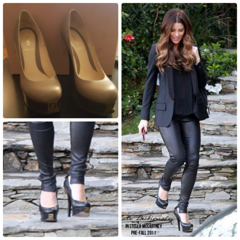 FENDI Fendista Platform Heels 6